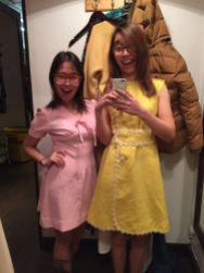 Have so much fun trying on vintage clothings with my best friend there <3